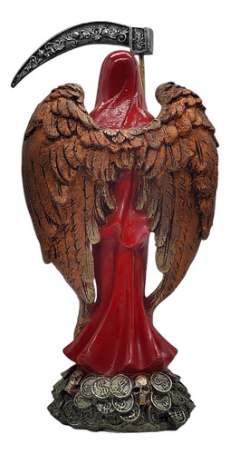 Santa Muerte Reencarnada Y Embarazada 31cm Rojo