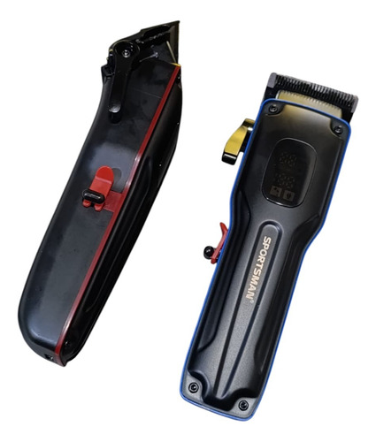 Máquina Corta Pelo Profesional Hair Clipper Sportsman Sm-731 Negro