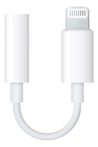 Adaptador Auriculares Para iPhone Lighting A 3.5mm Blanco