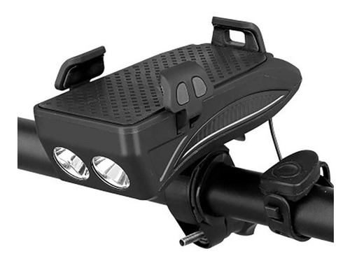 Bici Luz Frontal 400l Soporte Y Cargador De Celular Usb  