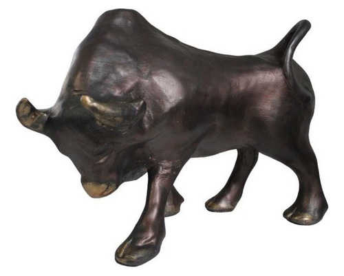 Estatua Decorativa De Toro Wall Street