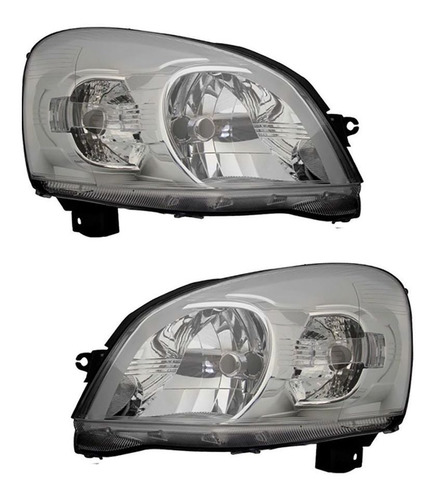 Par Faros F/cromado Chevy C3 2009 2010 2011 2012