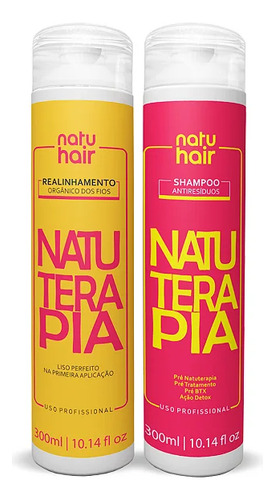 Kit Natuterapia Kit Realinhamento Organico Dos Fios 600ml