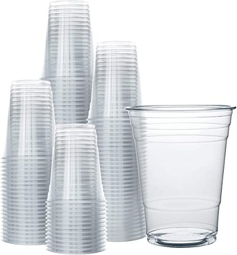 Vaso Plastico Transparente #37 50paquetes De 100und M/d