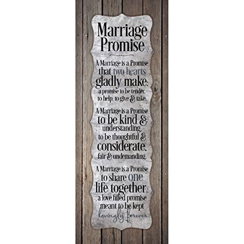 Promesa De Matrimonio Placa De Madera New Horizons