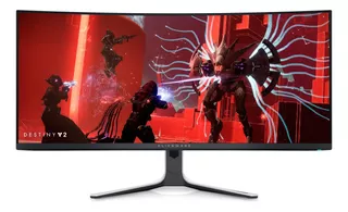 Monitor gamer curvo Dell Alienware AW3423DW Oled 34.18" blanco y negro 100V/240V