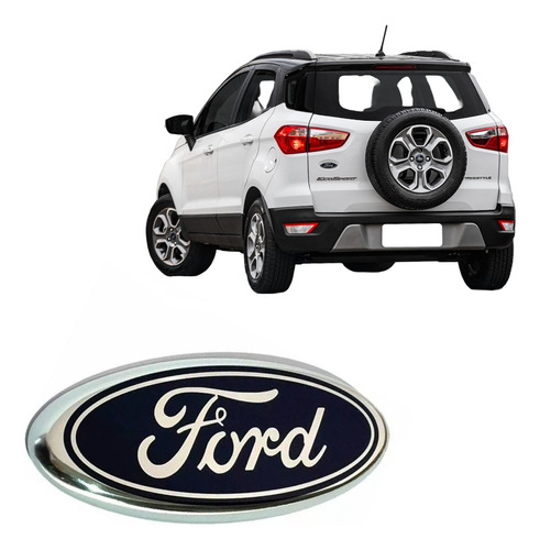 Emblema Adesivo Ford Tampa Traseira Ford Ecosport 2012 2021