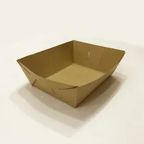 Comprar 20 Bandejas Food Truck Kraft 12x9x5 Plato Carton Reciclable
