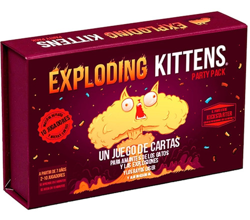 Exploding Kittens Party Pack Juego De Mesa Bonifem