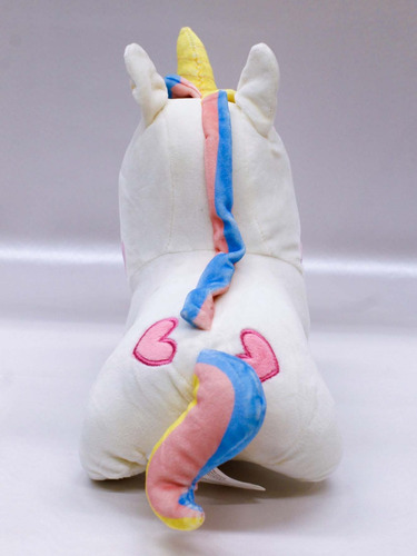 Peluche Unicornio Multicolor Infantil Textura Suave