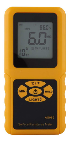 Resistance Meter Earth Tester Handheld With Lcd Display