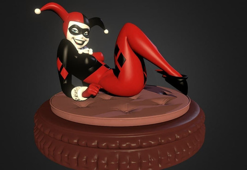  Archivo Stl Impresión 3d - Batman Harley Quinn Animated