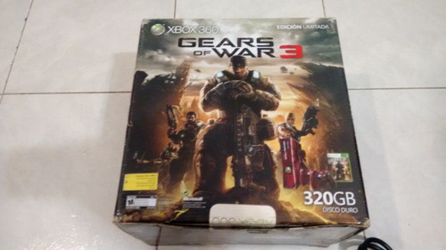 Xbox 360 Edicion Gears Of War,caja,control Y Disco De 320gb