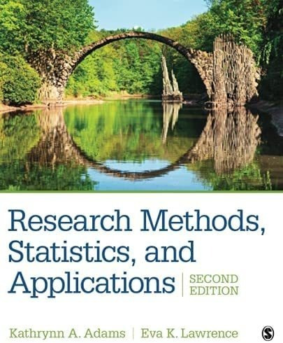 Libro:  Research Methods, Statistics, And Applications