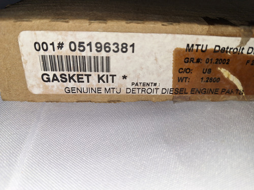 Kit De Empacaduras Cámara Motor 8v71 Detroit Diesel 