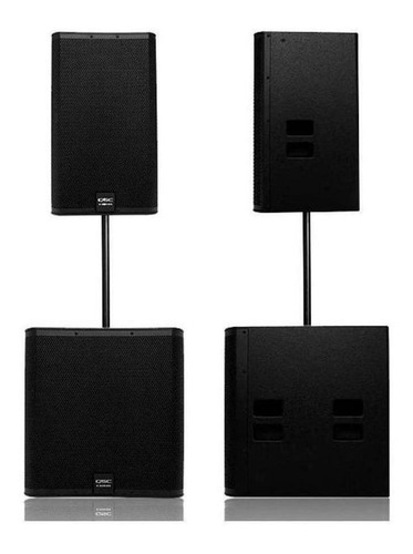 Qsc Altavoz Trapezoidal De Dos Vías, E112 Color Negro