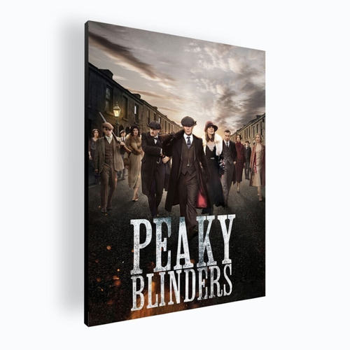 Cuadro Decorativo Moderno Mural Peaky Blinders 42x60 Mdf