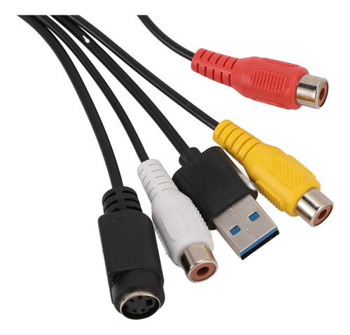 Placa De Captura De Vídeo Av Para Usb Plug And Play Hd Multi