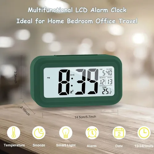 Reloj Despertador Digital Led Alarma Temperatura Hora