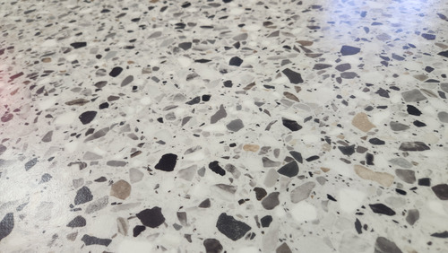 Piso Vinilico En Rollo 1,4mm Espesor Simil Piedra Granito Piedra Granito