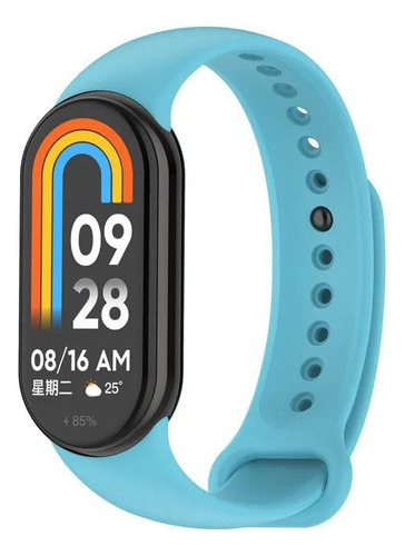 Malla Para Mi Smart Band 8 9 Xiaomi 1.62 Enganche Acero Celeste 0 Cm