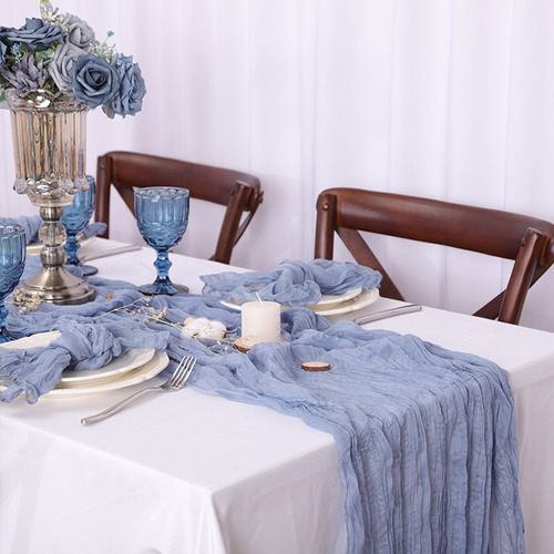 Mantel Table Runner, Tela Para Queso, Gasa, Crepé
