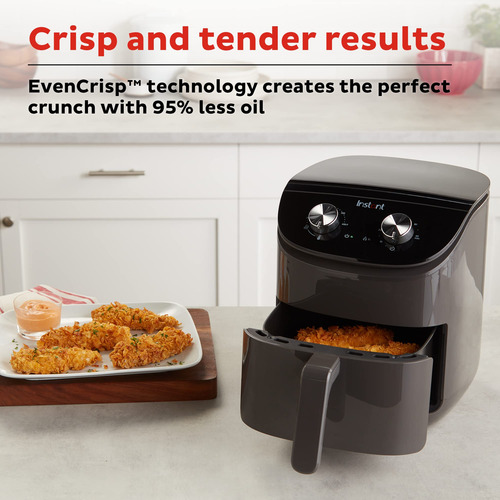 Instant Pot Essentials Freidora De Aire De 4 Cuartos Con