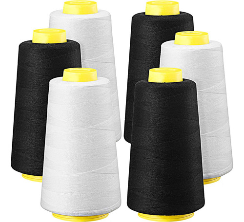 6 Rollos 3000 Yardas (cada Uno) Hilo De Coser Hilo De C...
