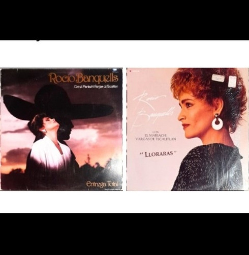 Rocío Banquells Discos De Vinilo 1987 - 1989 Con Mariachi