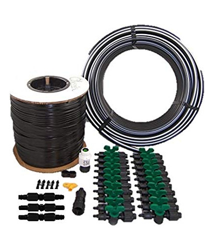 Kit Huerto Goteo 20 Fila X 50 Ft Riego Jardin