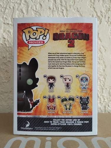 Funko Pop Toothless #100 Chimuelo Como Entrenar A Tu Dragon (Usado)