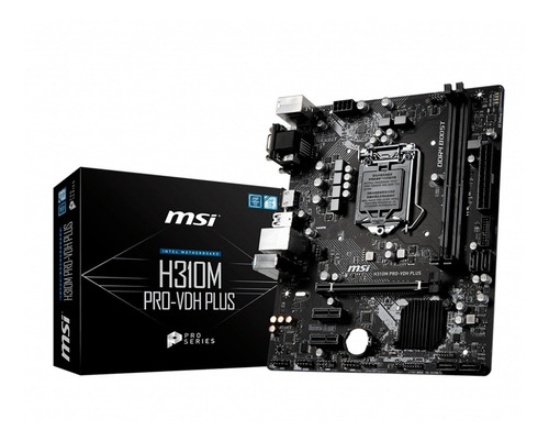 Imagen 1 de 6 de Motherboard Msi S1151 H310m Pro-vdh Plus M-atx