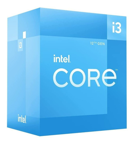 Procesador De Cpu Intel Core I3-12100f Hasta 4,3 Ghz -azul