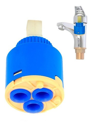 Imagen 2 de 3 de Repuesto Cartucho Ceramico 40mm Grifería Monocomando