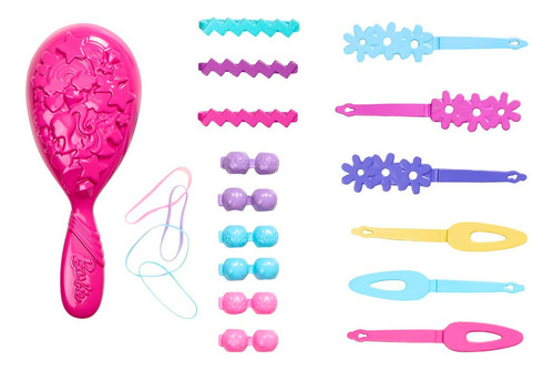Barbie Styling Head Cabeza Muñeca Cabello Rubio 21pz Origina
