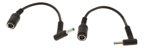 4 Adaptador De Corriente De Enchufe De Ángulo De 4.5x3.0mm