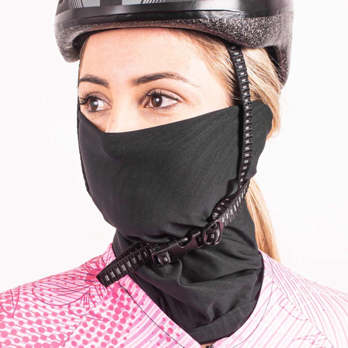 Bandana Ciclista Bike Rosto/pescoço Multiuso Preto Poker