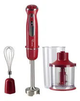 Comprar Mixer Punktal Pk-596 Ma Con Batidor Vaso Picadora 600w Rojo