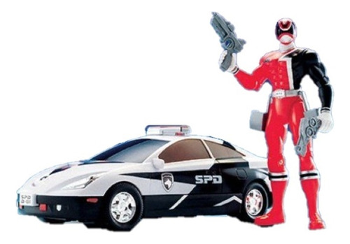 Power Rangers S.p.d. - S.p.d. Red Ranger Set - Bandai