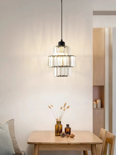 JUDENG Lámpara De Techo Lámpara Colgante Moderna Cristal Decorativa Lámpara De Techo De Cristal De Un Solo Cabezal,negro,moderna Luz Lamparas Colgantes Lamparas Decorativas Lamparas Para Sala