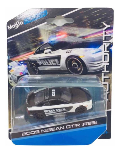 Miniatura Nissan Gt-r R35 2009 Polícia Maisto 1/64