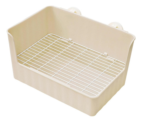 Caja De Arena Para Conejos, Bandeja De Entrenamiento Marrón