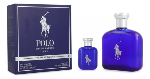 Perfume Polo Ralph Lauren Blue 125ml Travel Exclusive + 15ml