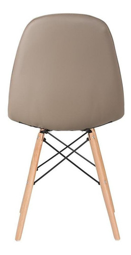 10 Cadeiras Estofada Botão Eames Botonê Capitonê Cores Cor do assento Nude