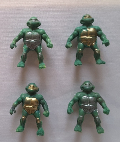 Lote De 4 Tortugas Ninja Bootleg 