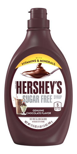 Hershey's Chocolate Syrup Sugar Free (solo 5 Calorias)