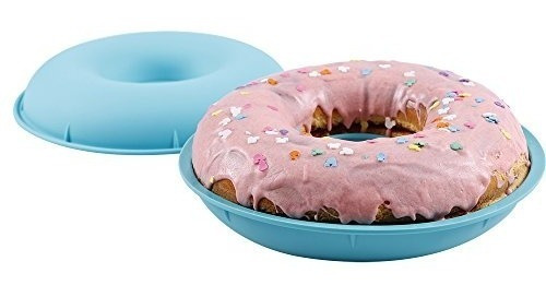 Webake 2 Pack Jumbo Silicone Donut Mold Antiadherente Cake P