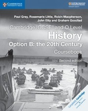 Cambridge Igcse History: The 20th Century - *2nd Ed  New Kel