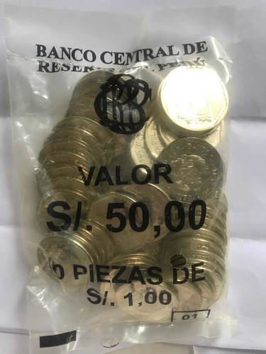 Moneda Riqueza Chullpas D Sillustani Bolsa Sellada Bcr X 50