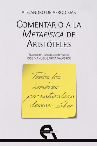 Libro Comentario A La Metafã­sica De Aristã³teles - De Af...